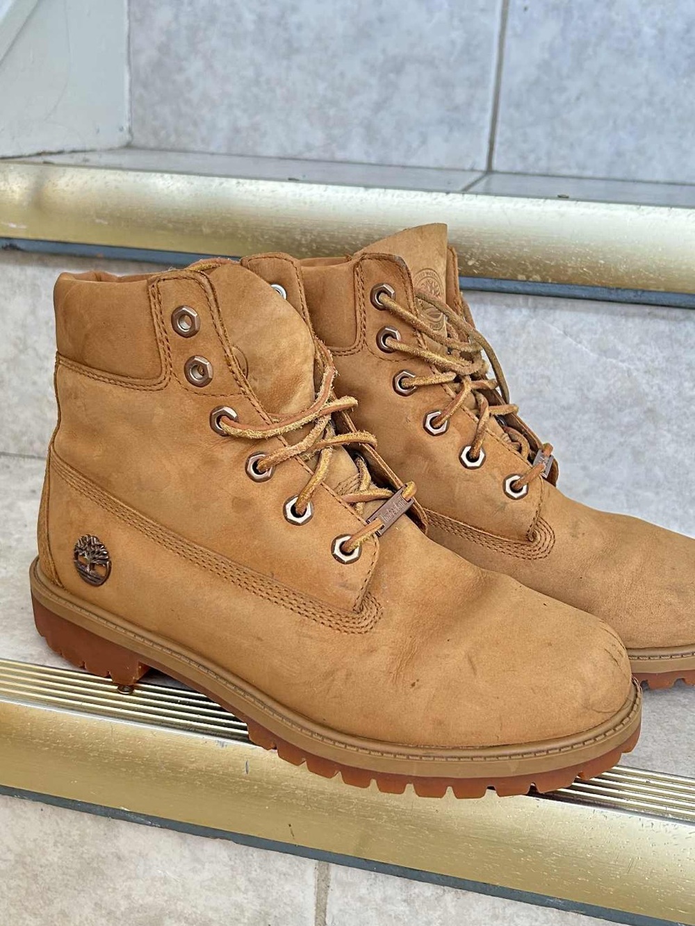 Timberland Premium Waterproof Boots (Wheat) - US 6